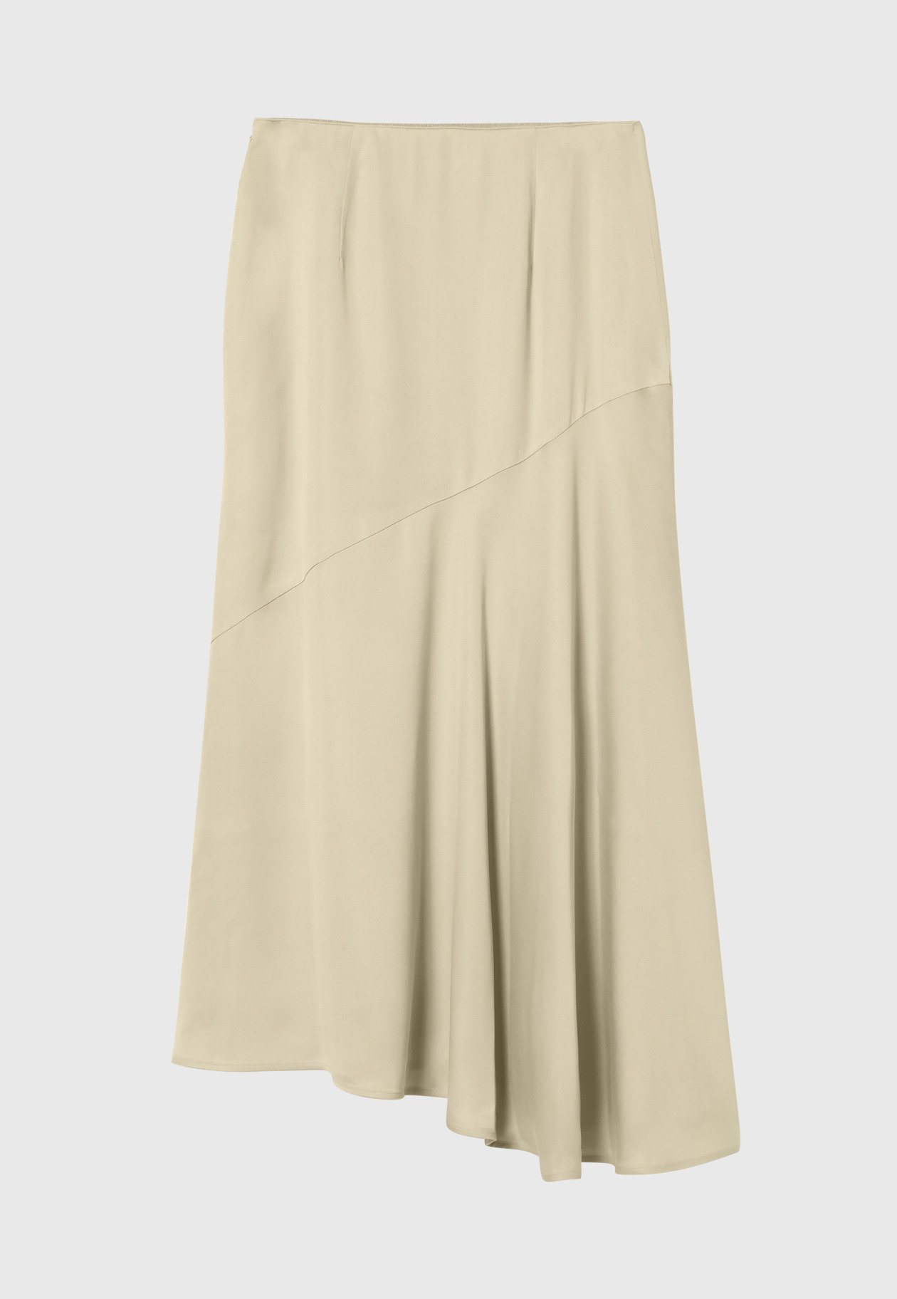 CUPRA BIAS FLARED SKIRT / キュプラバイアスフレアスカート 詳細画像 Beige 6