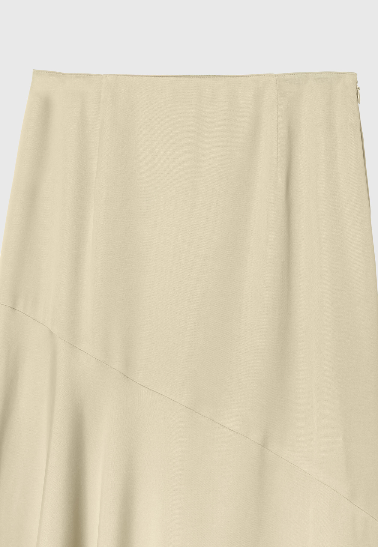 CUPRA BIAS FLARED SKIRT / キュプラバイアスフレアスカート 詳細画像 Beige 7