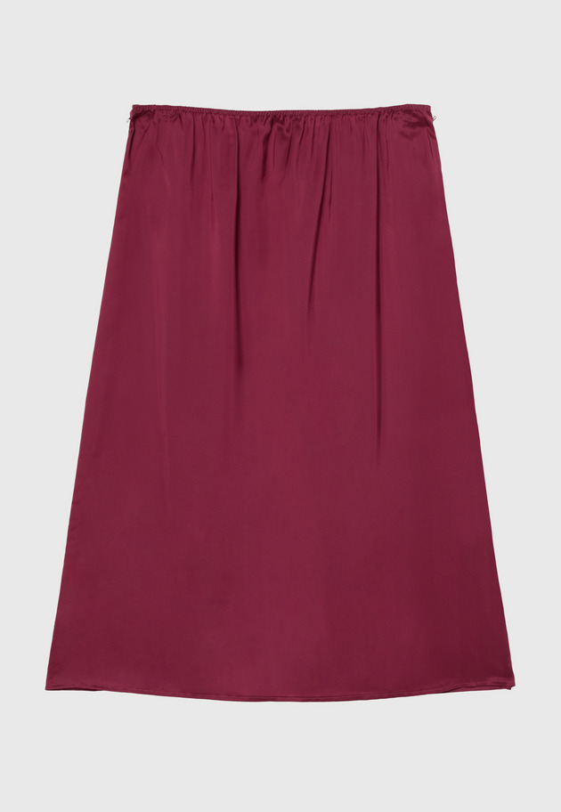 ORGANDY TIERED PLEATS SKIRT 詳細画像 Red 7