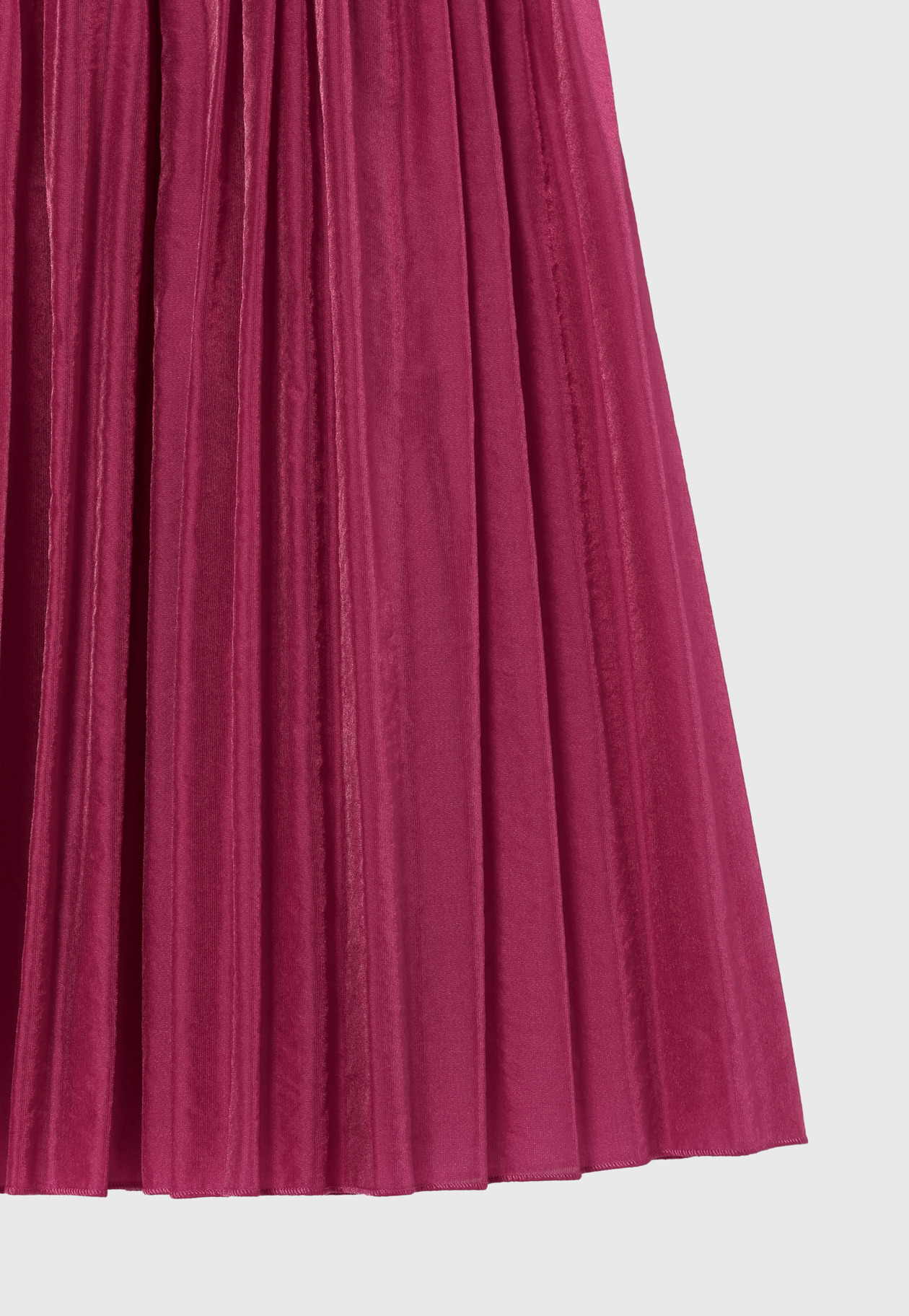 ORGANDY TIERED PLEATS SKIRT 詳細画像 Red 5