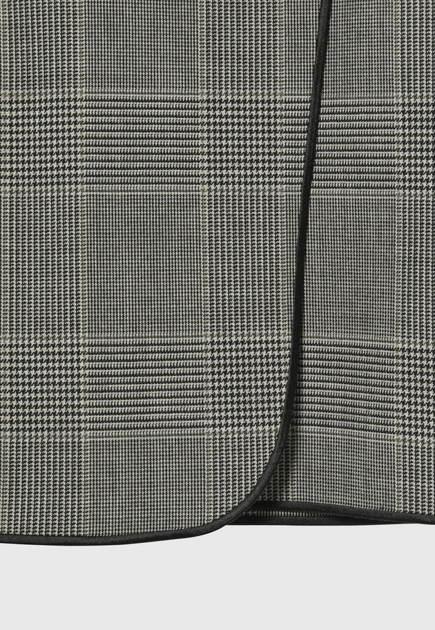 GLEN CHECK SKIRT / グレンチェックスカート 詳細画像 Gray 12