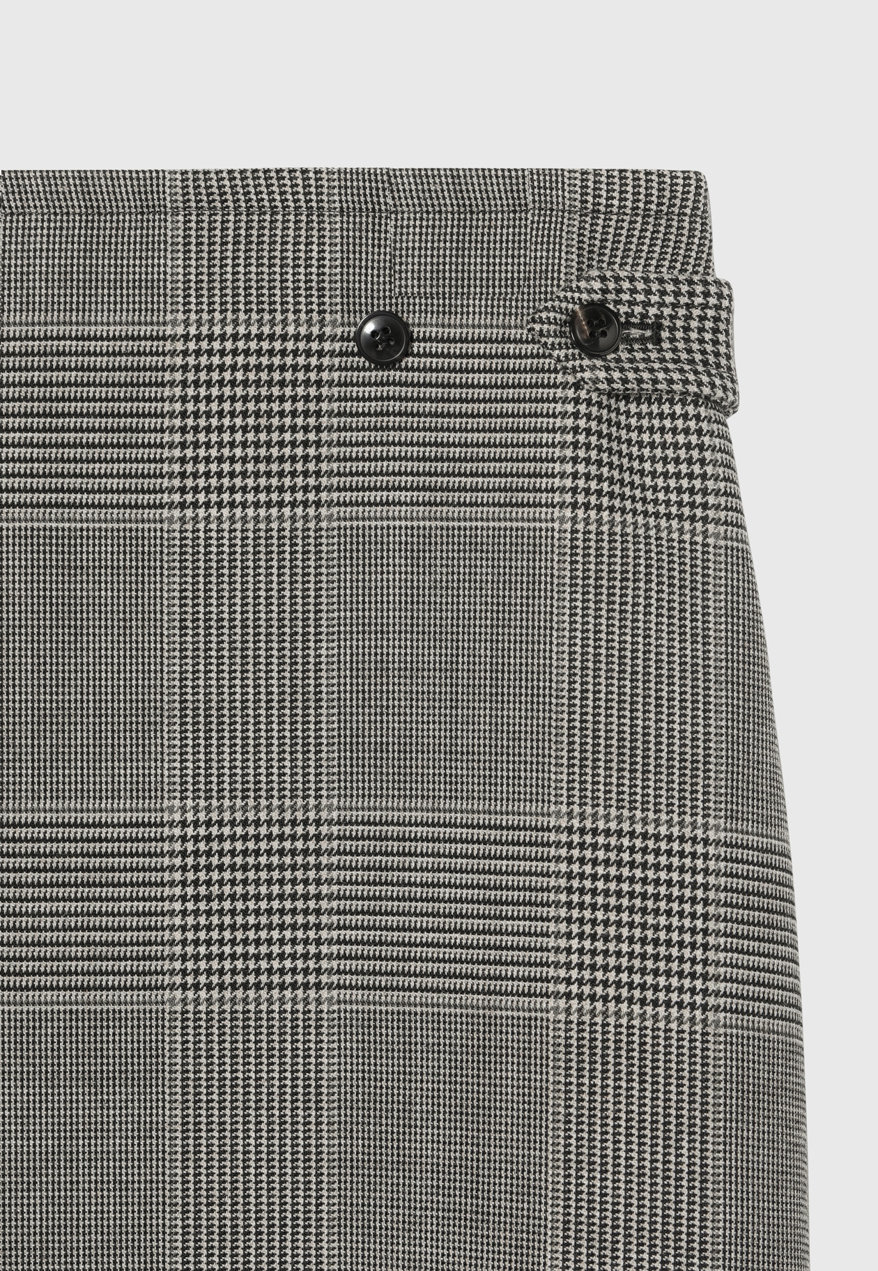 GLEN CHECK SKIRT / グレンチェックスカート 詳細画像 Gray 10