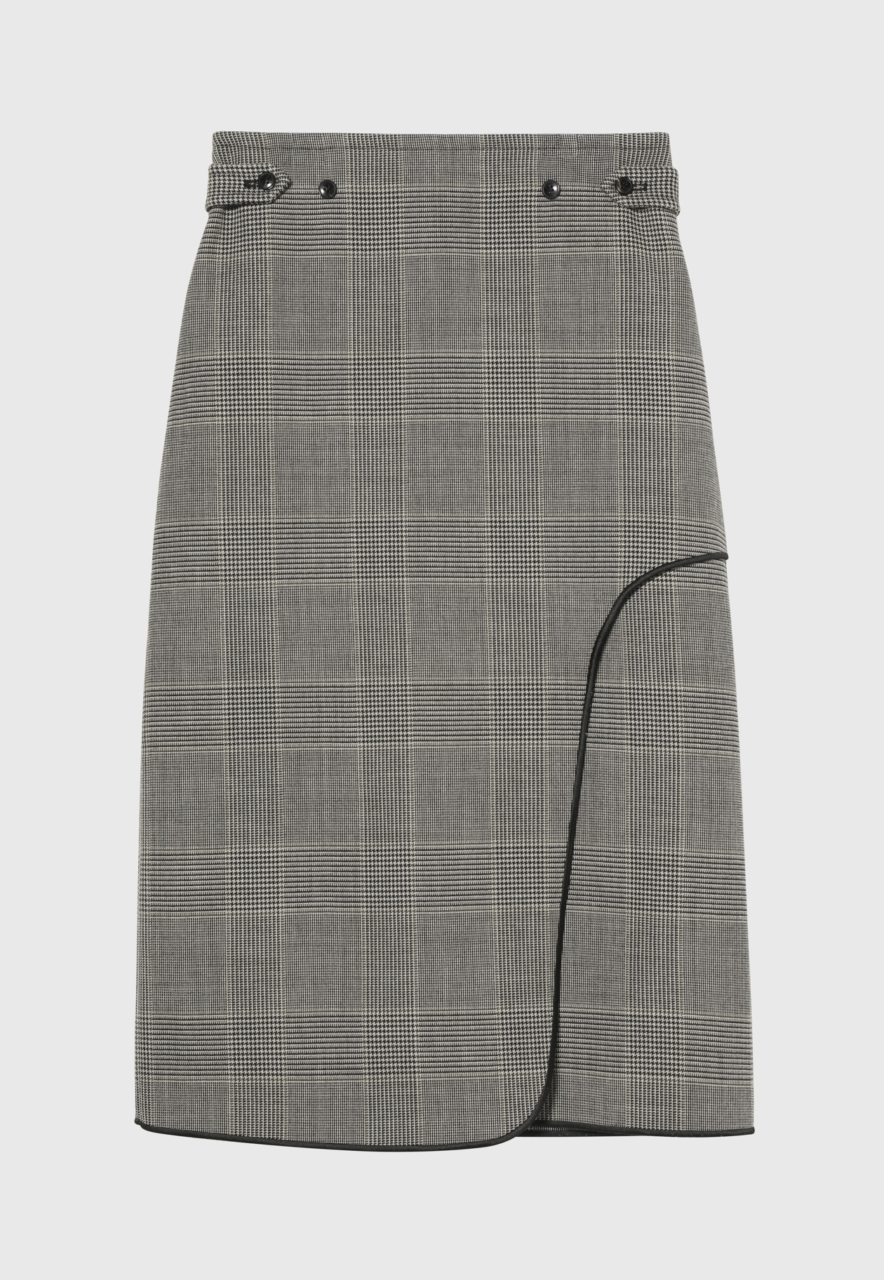 GLEN CHECK SKIRT / グレンチェックスカート 詳細画像 Gray 6