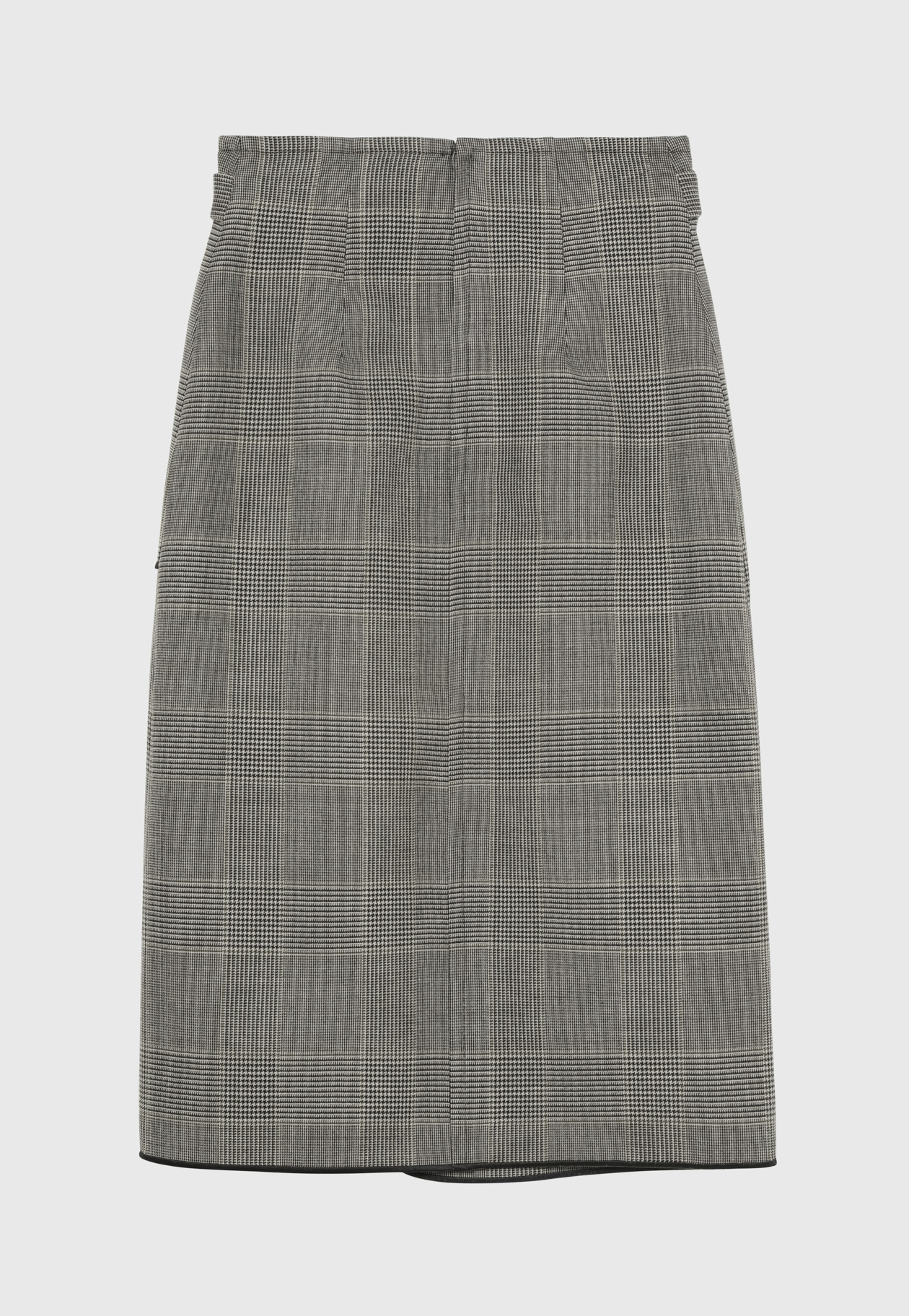 GLEN CHECK SKIRT / グレンチェックスカート 詳細画像 Gray 7