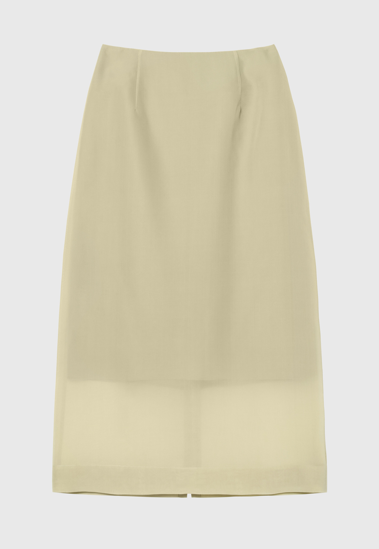 SILK ORGANDY SKIRT / シルクオーガンジースカート 詳細画像 Beige 2
