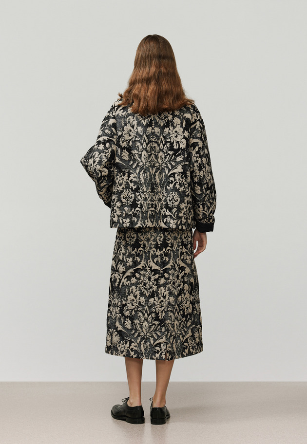 MALL JACQUARD SKIRT / モールジャガードスカート 詳細画像 Beige 10