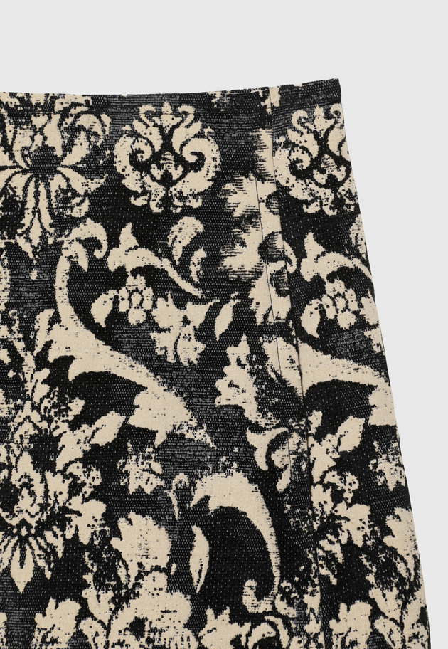 MALL JACQUARD SKIRT / モールジャガードスカート 詳細画像 Beige 5