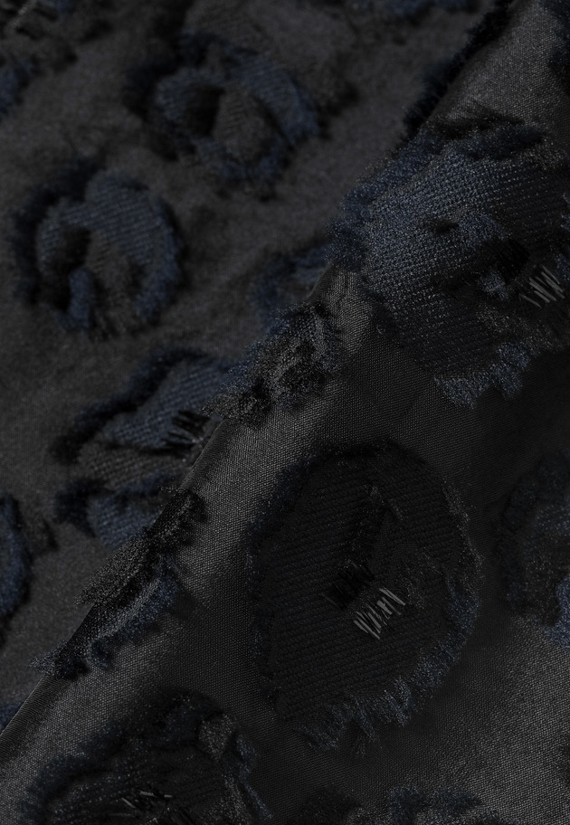LAME FLOWER JACQUARD SKIRT / ラメフラワージャガードスカート 詳細画像 Black 6