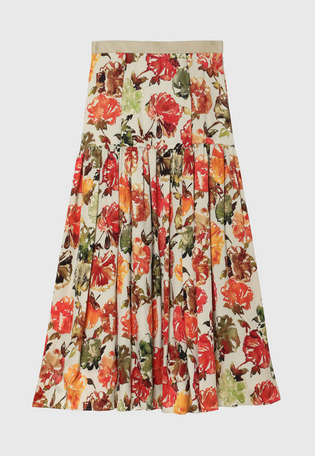 JACQUARD FLOWER SKIRT / ジャガードフラワースカート