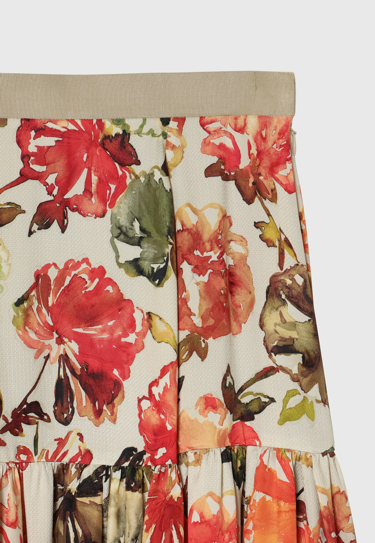 JACQUARD FLOWER SKIRT / ジャガードフラワースカート 詳細画像 OR 4