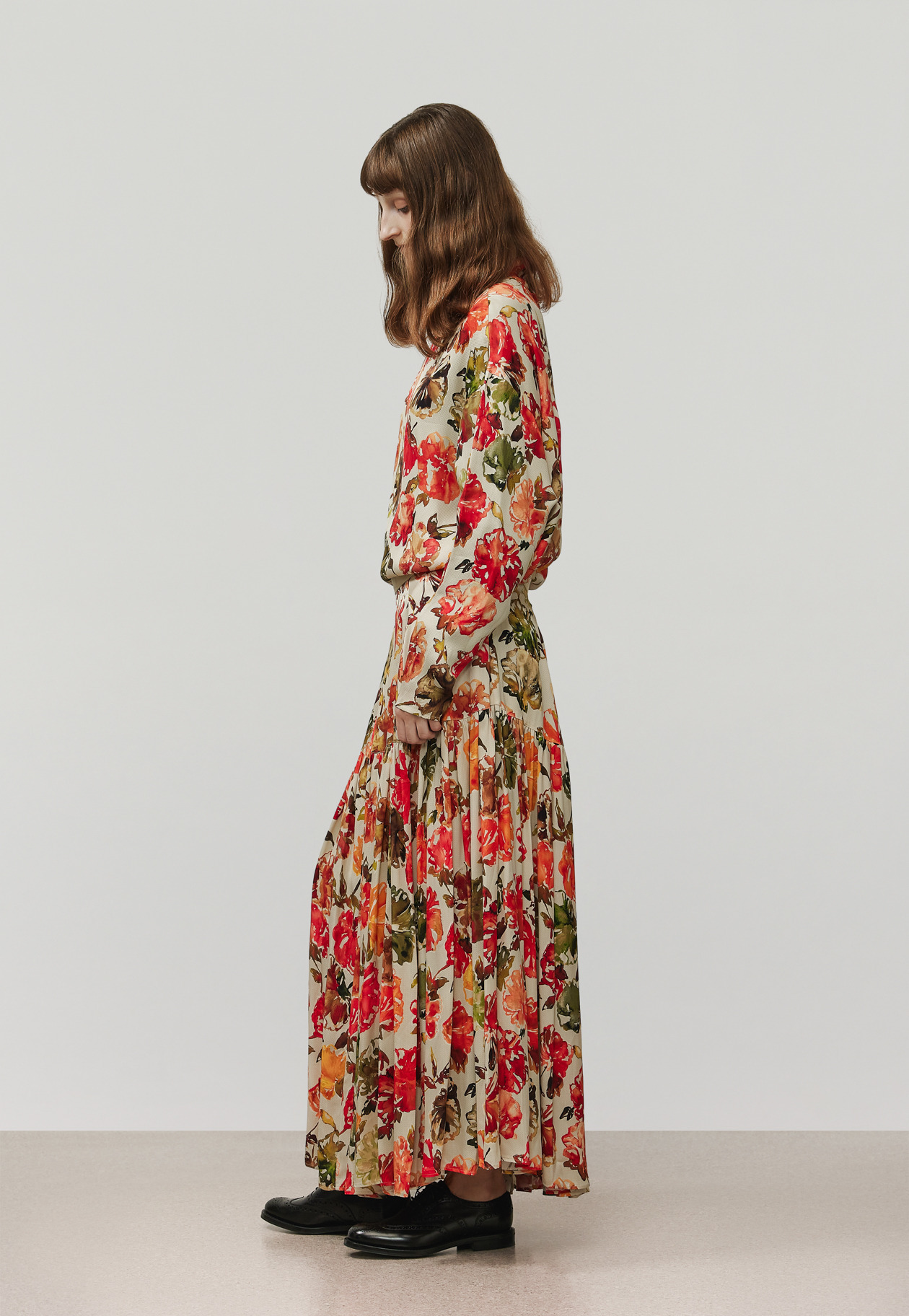 JACQUARD FLOWER SKIRT / ジャガードフラワースカート 詳細画像 OR 8