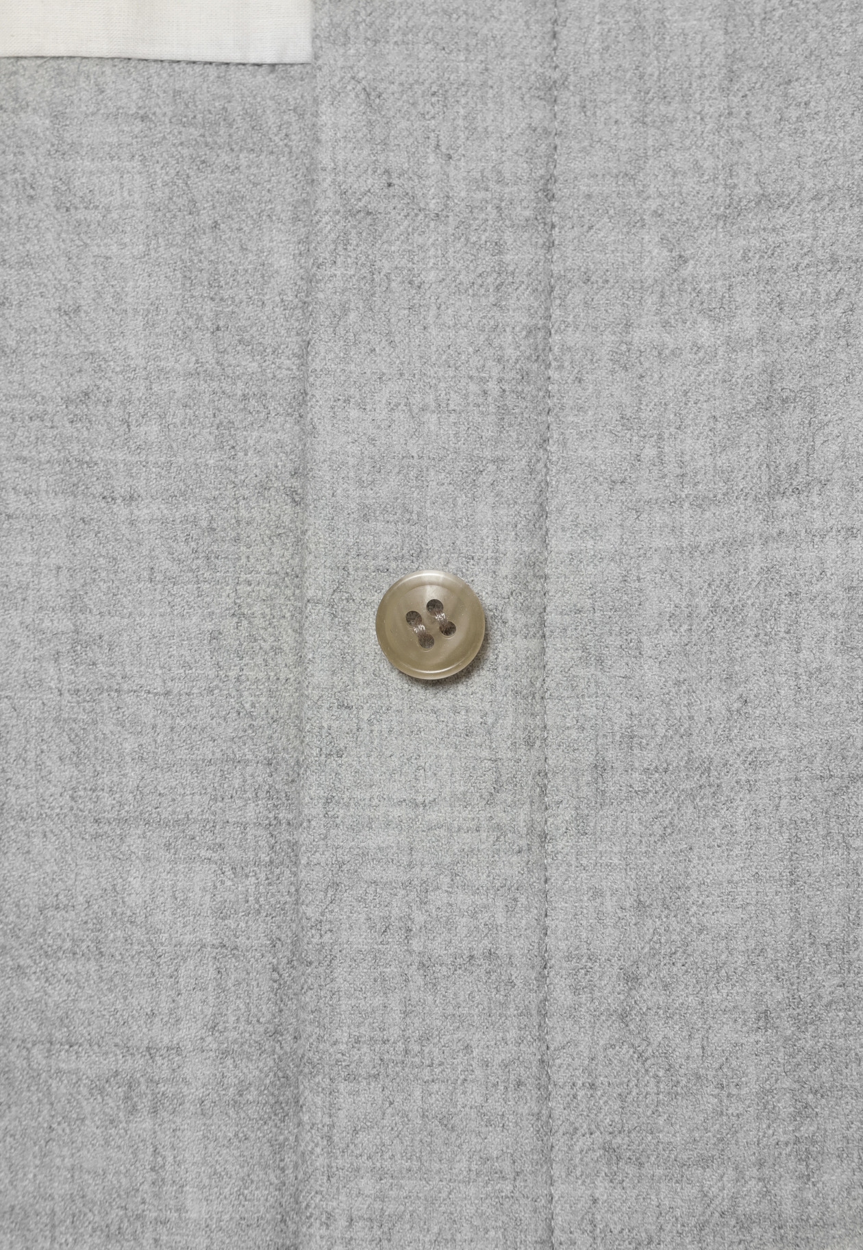 SAXONY STAND COLLAR SHIRT / サキソニースタンドカラーシャツ 詳細画像 Gray 5