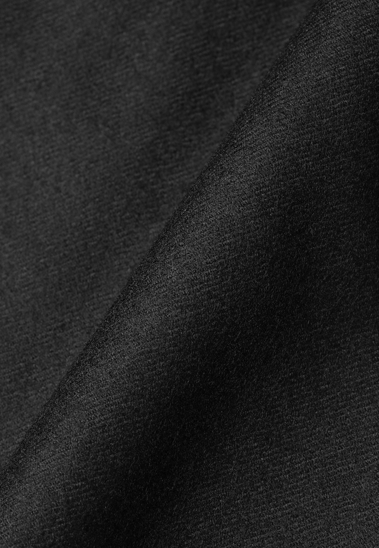 SAXONY STAND COLLAR SHIRT / サキソニースタンドカラーシャツ 詳細画像 Black 3