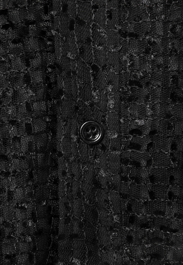 TULLE EMBROIDERY SHIRT 詳細画像 Black 11