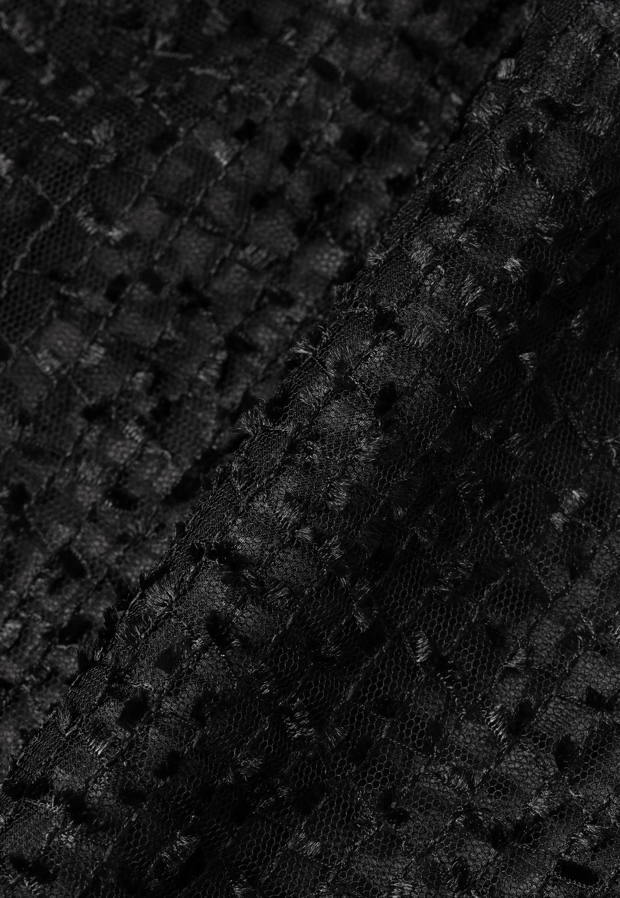 TULLE EMBROIDERY SHIRT 詳細画像 Black 12