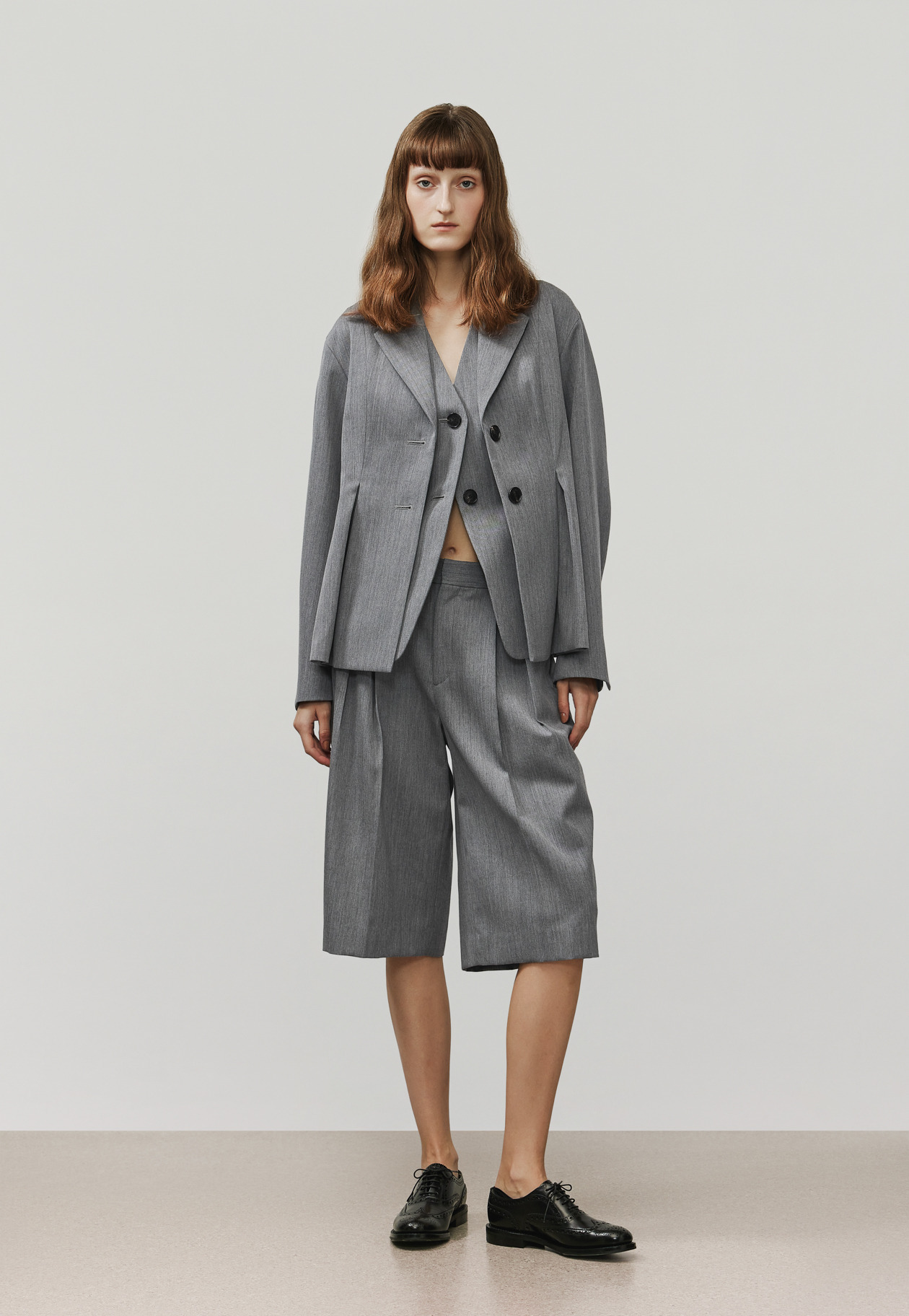 WOOL DOESKIN GILET / ウールドスキンジレ 詳細画像 Gray 8