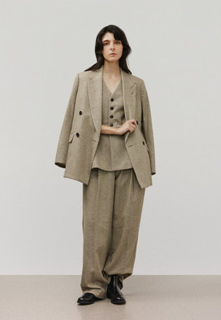 NEP WOOL GILET / ネップウールジレ
