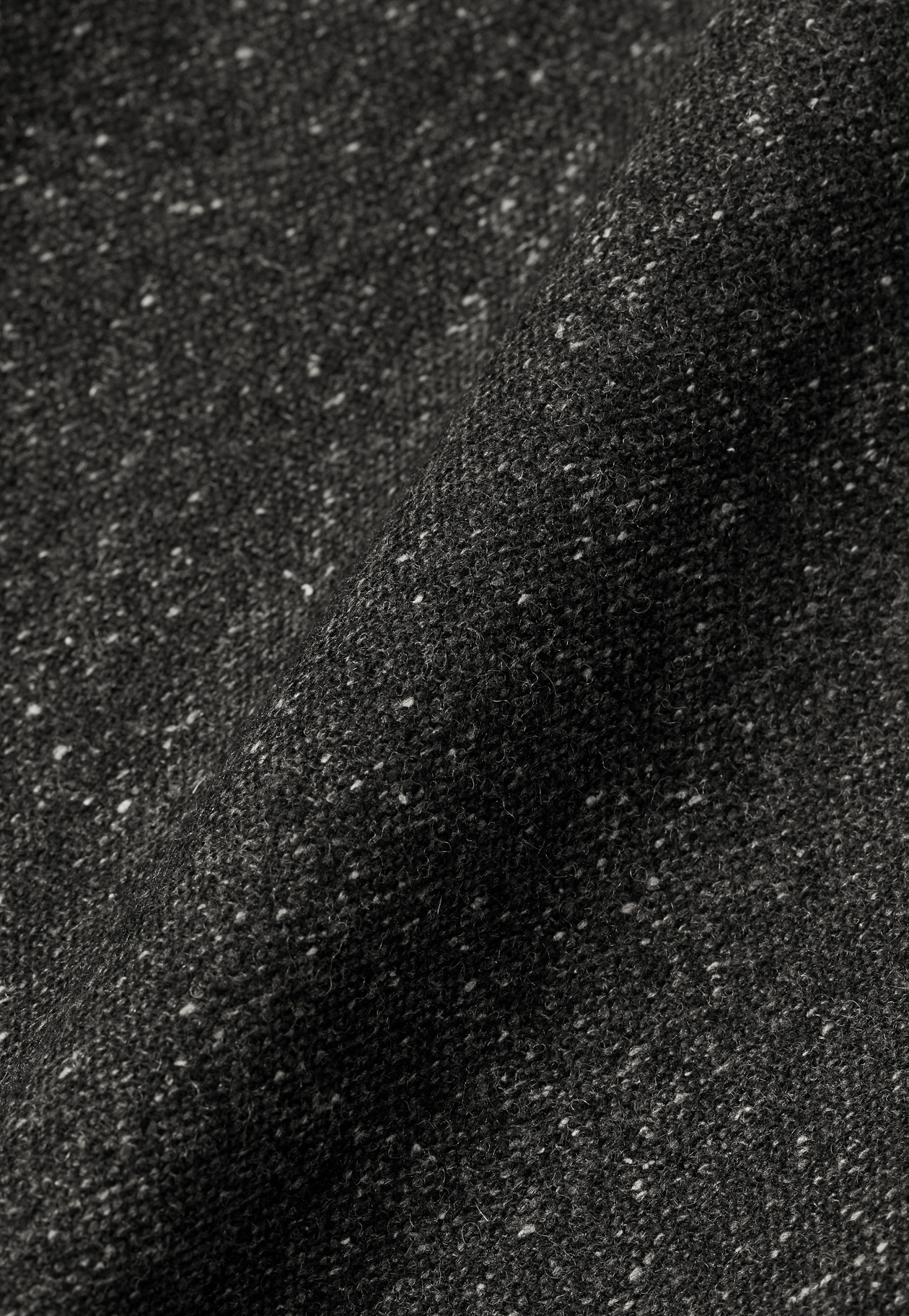 NEP WOOL GILET / ネップウールジレ 詳細画像 Black 10