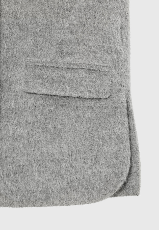 ALPACA MOHAIR SHAGGY GILET / アルパカモヘヤシャギージレ 詳細画像 Gray 10
