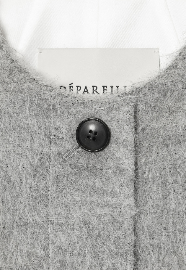 ALPACA MOHAIR SHAGGY GILET / アルパカモヘヤシャギージレ 詳細画像 Gray 11