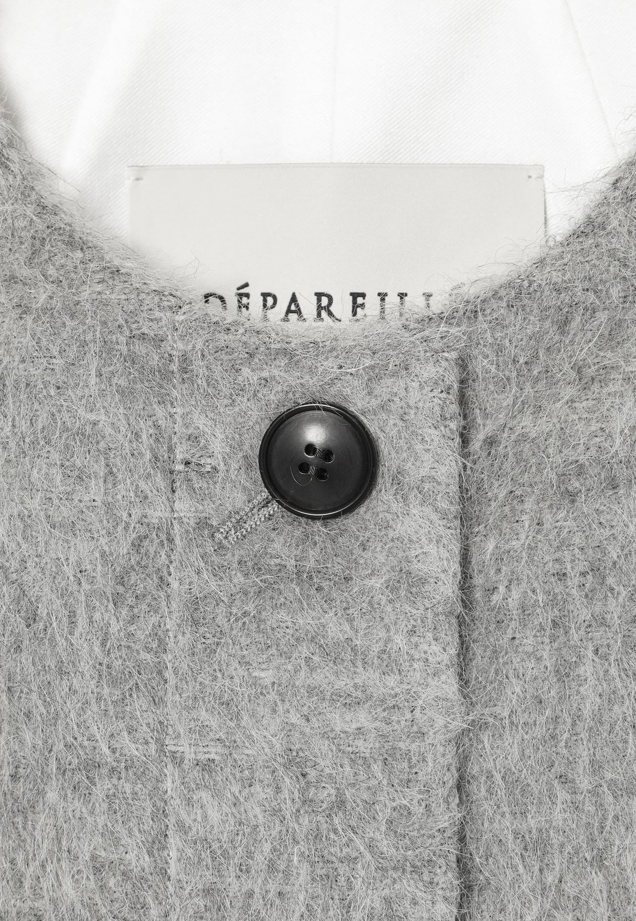 ALPACA MOHAIR SHAGGY GILET / アルパカモヘヤシャギージレ 詳細画像 Gray 11