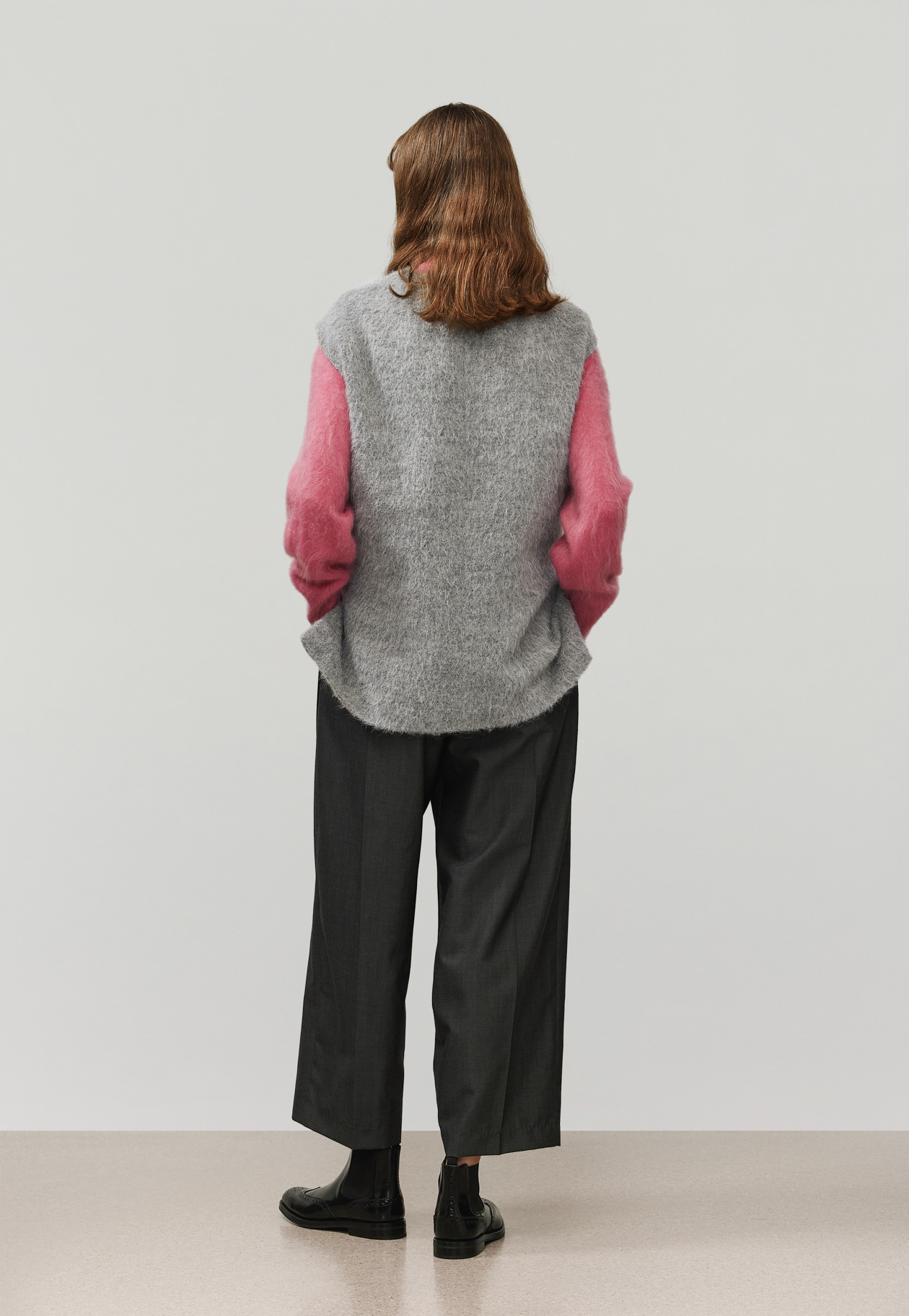 ALPACA MOHAIR SHAGGY GILET / アルパカモヘヤシャギージレ 詳細画像 Gray 3