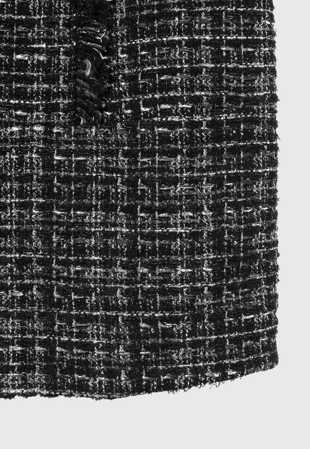 MIX TWEED GILET / ミックスツィードジレ 詳細画像 Black 5
