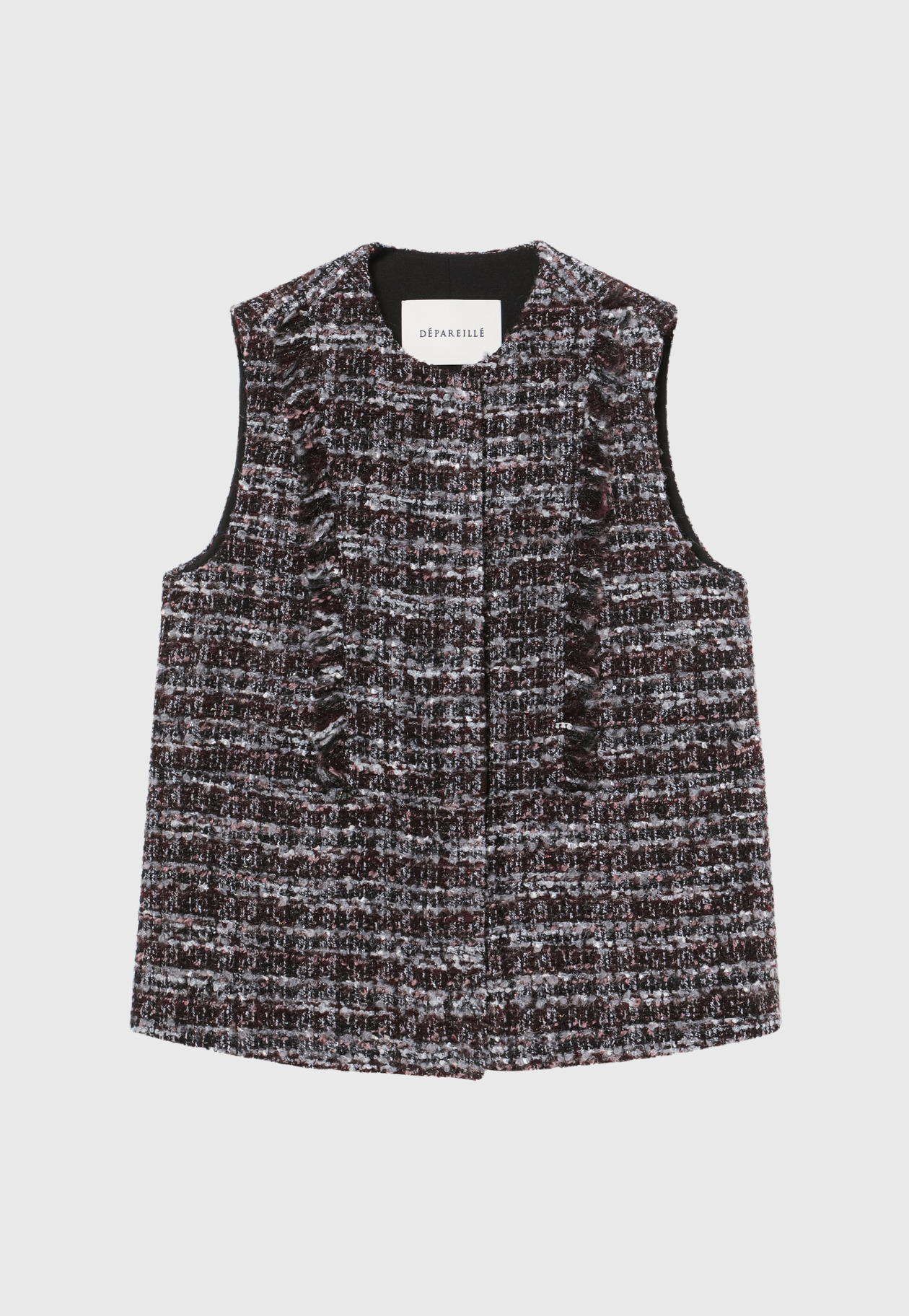 MIX TWEED GILET / ミックスツィードジレ 詳細画像 Brd 1