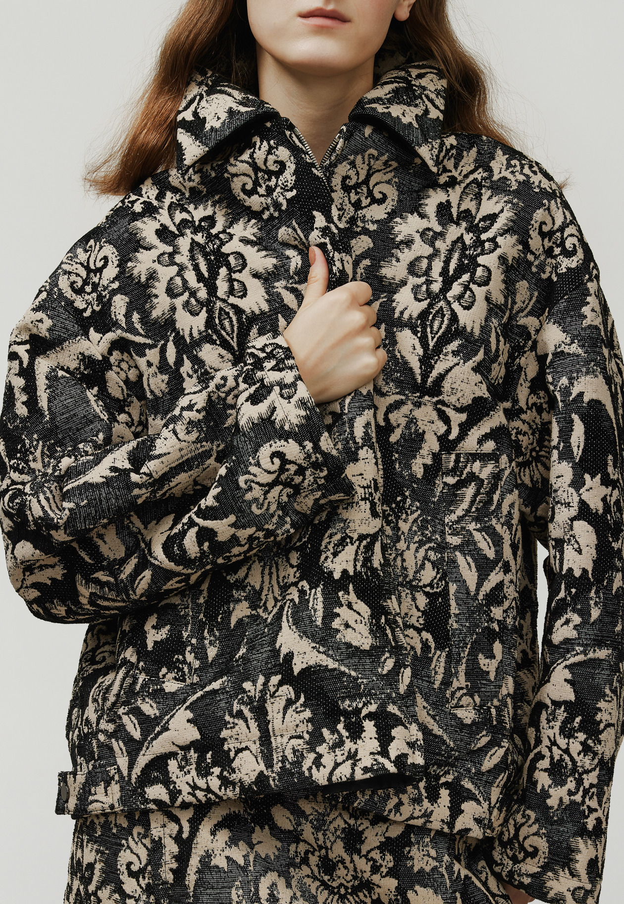 MALL JACQUARD JACKET / モールジャガードジャケット 詳細画像 Beige 4