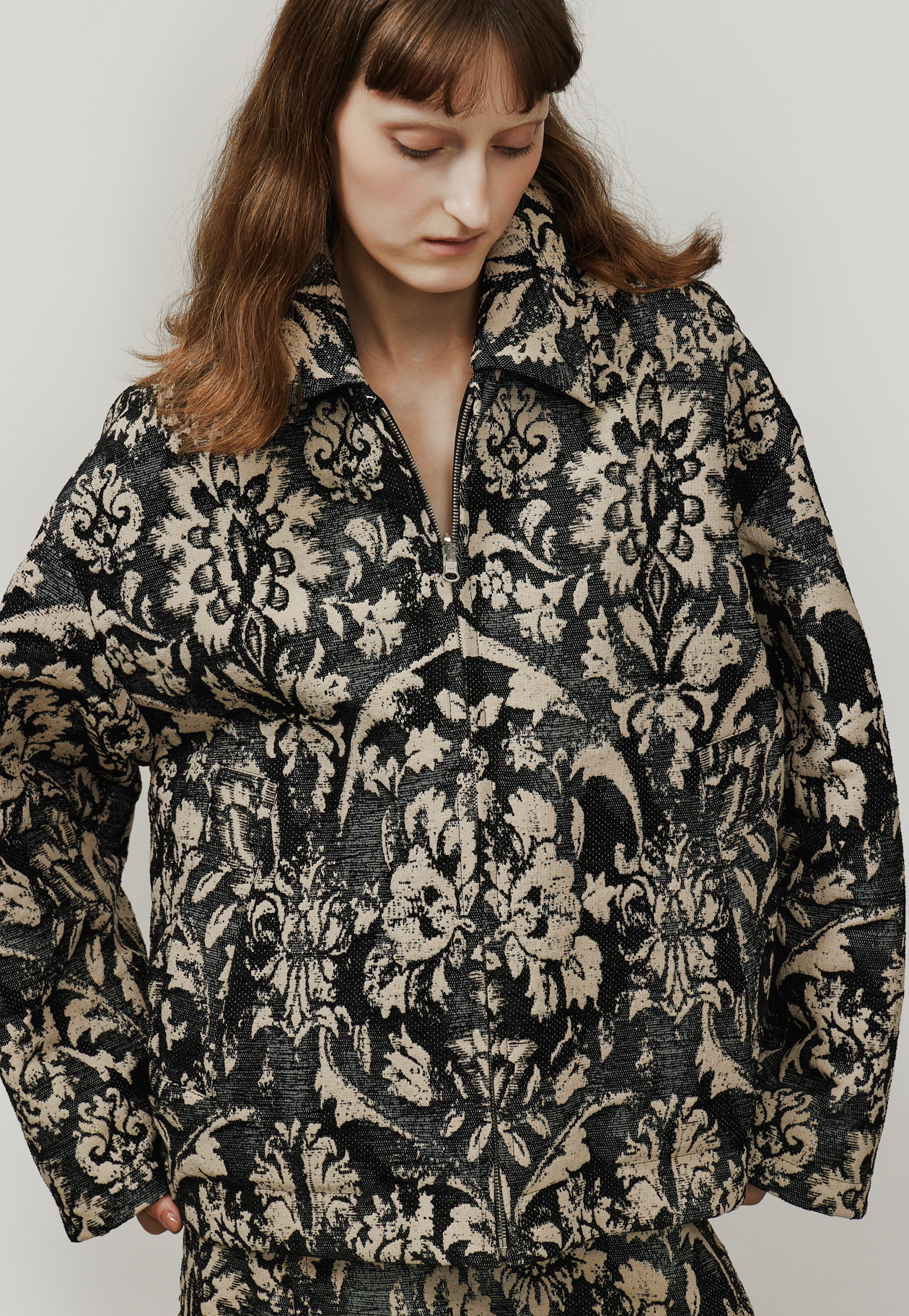 MALL JACQUARD JACKET / モールジャガードジャケット 詳細画像 Beige 5