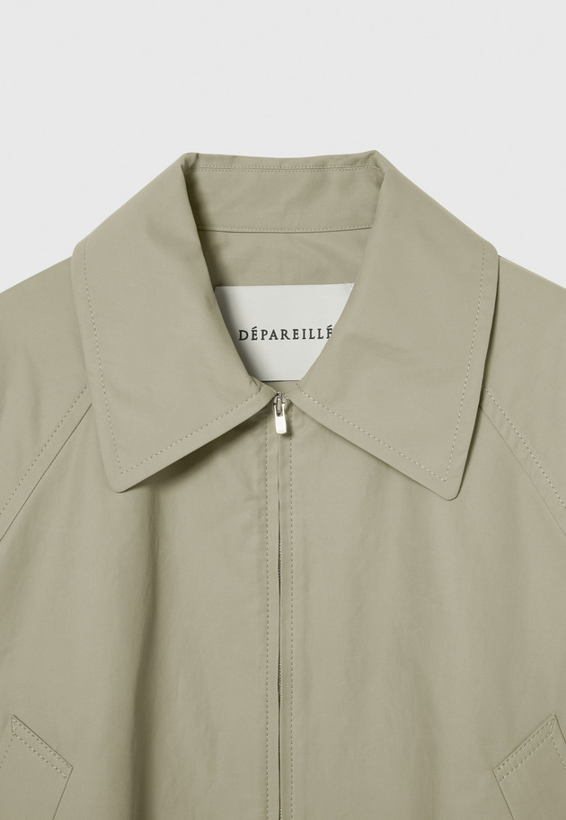 TAFFETA ZIP-UP BLOUSON / タフタジップアップブルゾン 詳細画像 Beige 11
