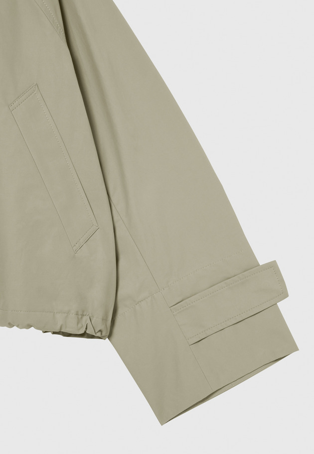 TAFFETA ZIP-UP BLOUSON / タフタジップアップブルゾン 詳細画像 Beige 12