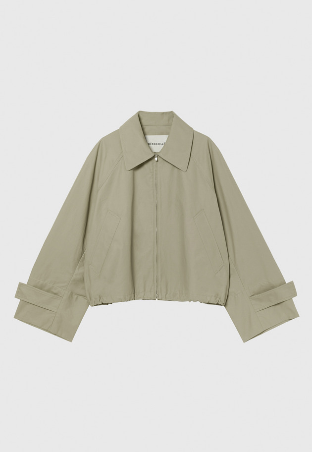 TAFFETA ZIP-UP BLOUSON / タフタジップアップブルゾン 詳細画像 Beige 7