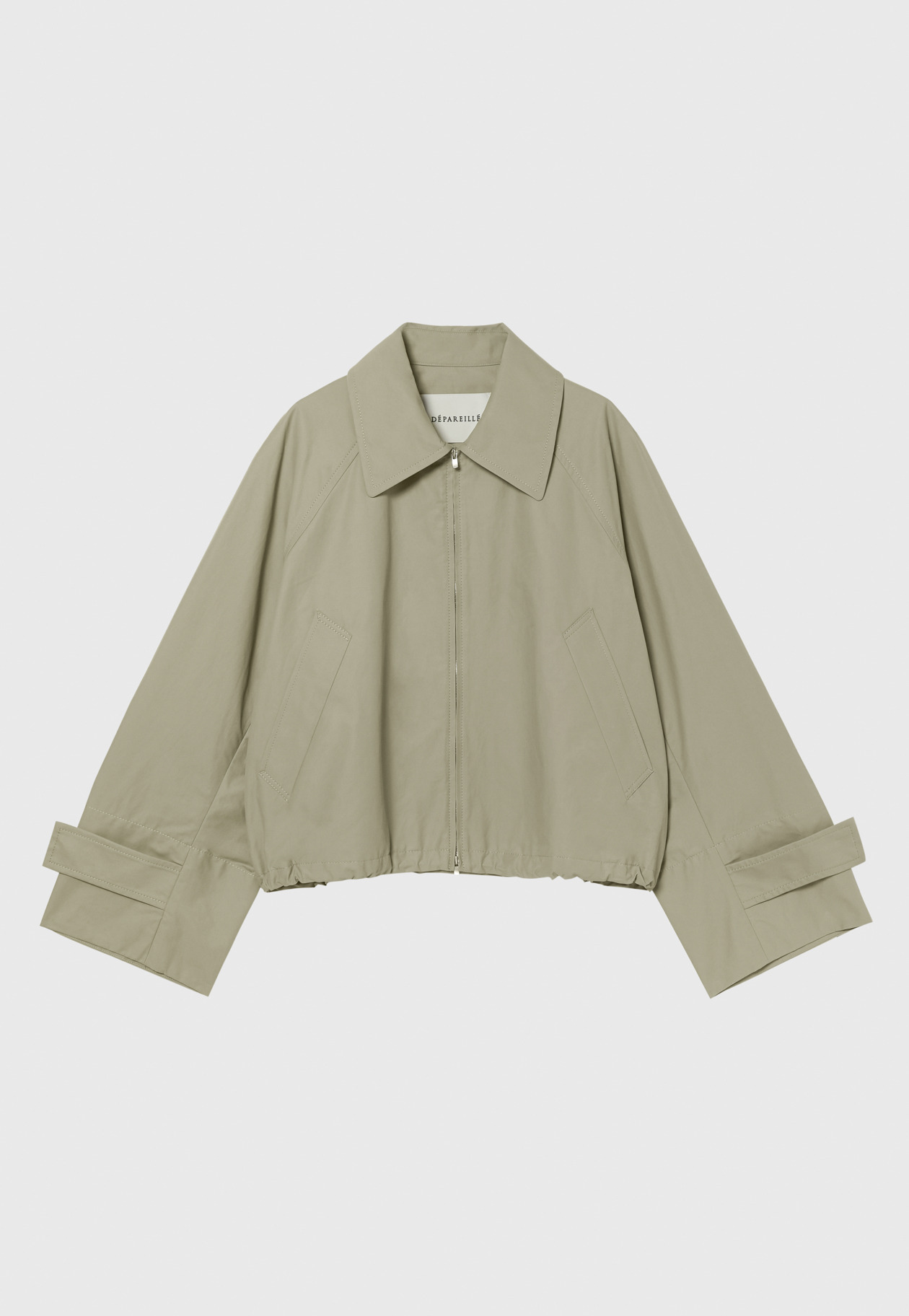 TAFFETA ZIP-UP BLOUSON / タフタジップアップブルゾン 詳細画像 Beige 7