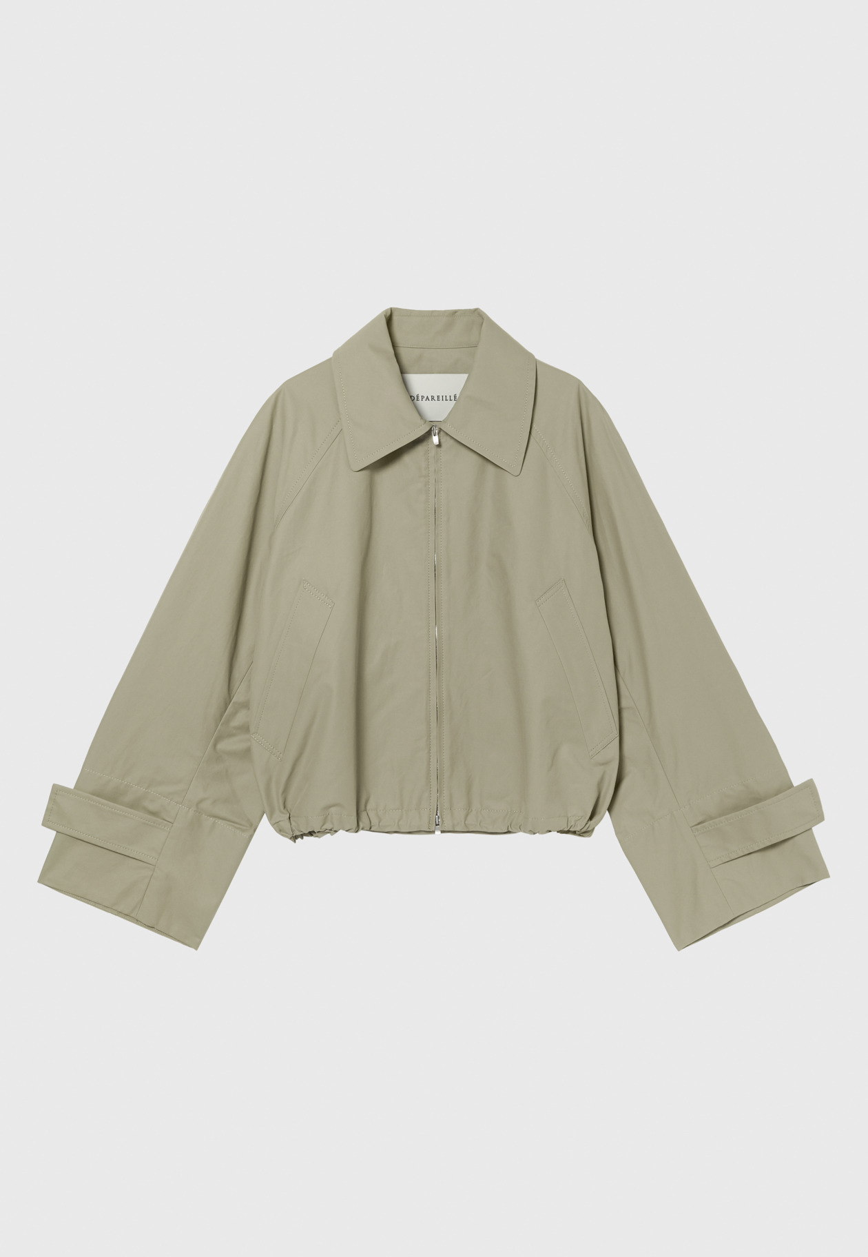 TAFFETA ZIP-UP BLOUSON / タフタジップアップブルゾン 詳細画像 Beige 9