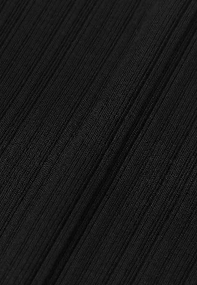 HIGH GAUGE RIB POLO CARDIGAN / ハイゲージリブポロカーディガン 詳細画像 Black 3