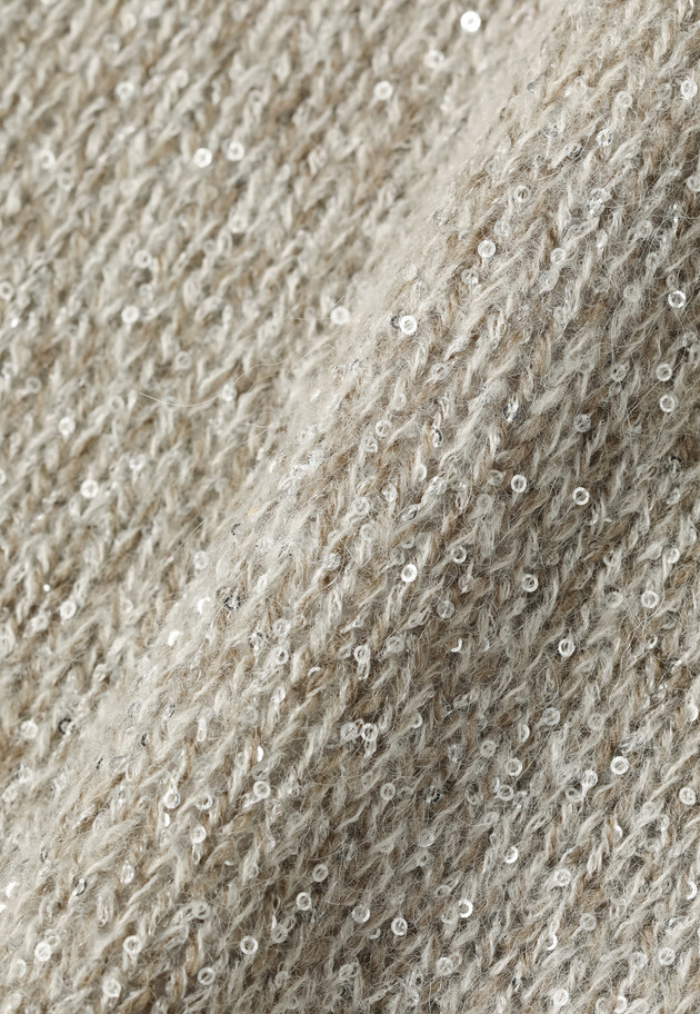 SEQUIN LOW GAUGE RIB CARDIGAN / シークインローゲージリブカーディガン 詳細画像 G.BE 6