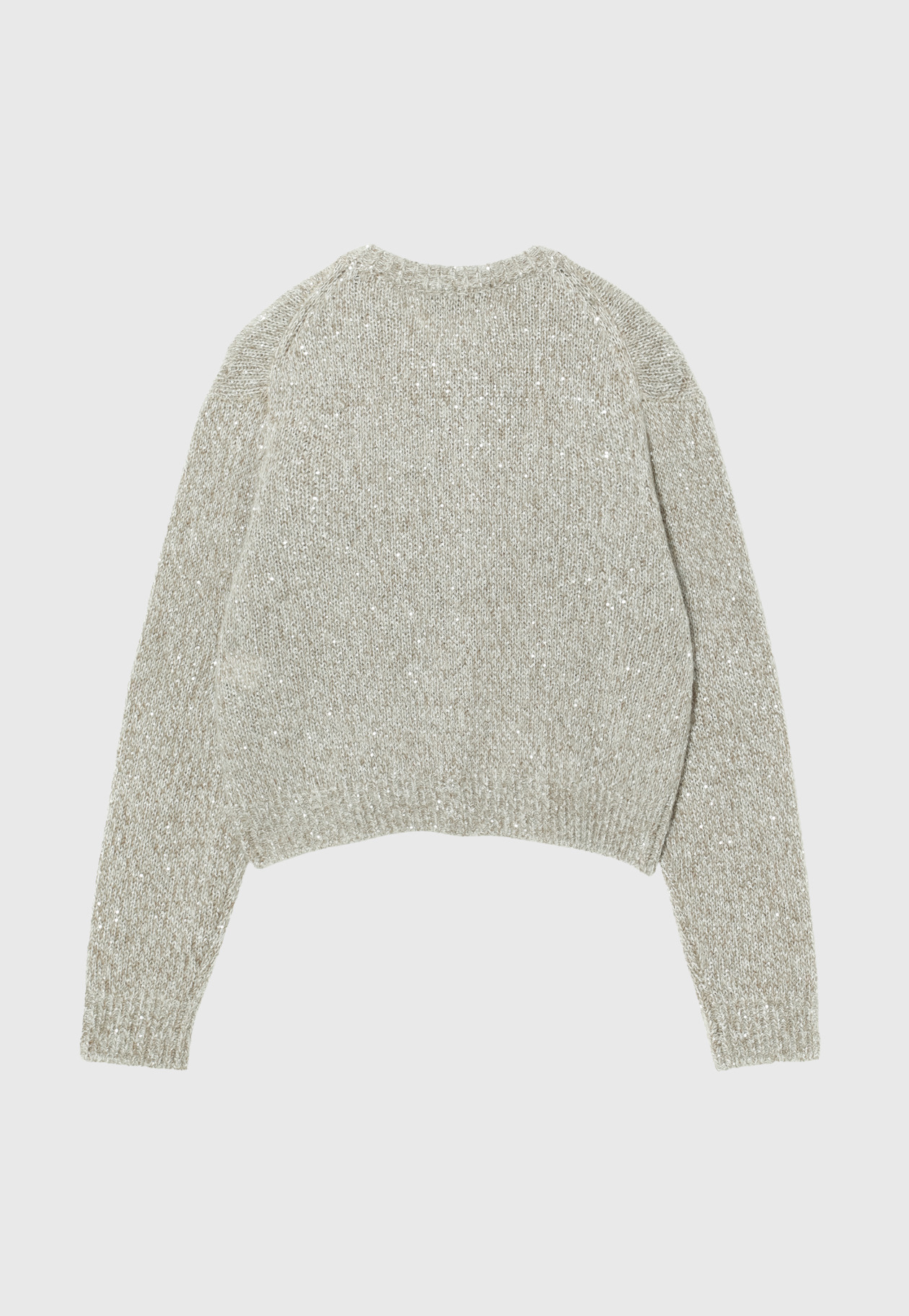 SEQUIN LOW GAUGE RIB CARDIGAN / シークインローゲージリブカーディガン 詳細画像 G.BE 2