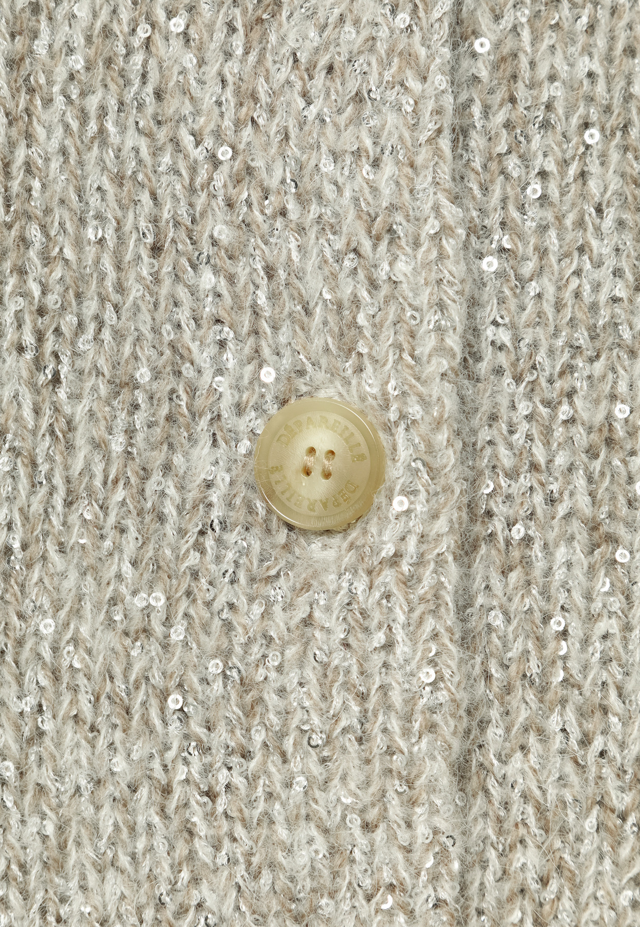 SEQUIN LOW GAUGE RIB CARDIGAN / シークインローゲージリブカーディガン 詳細画像 G.BE 5