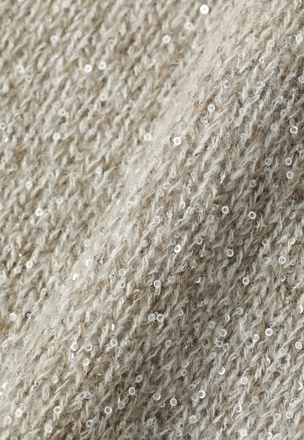 SEQUIN LOW GAUGE RIB CARDIGAN / シークインローゲージリブカーディガン 詳細画像 G.BE 6