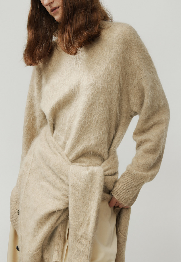 CASHMERE FUR CARDIGAN / カシミヤファーカーディガン 詳細画像 Beige 10