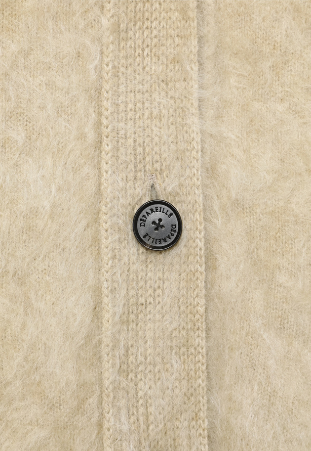 CASHMERE FUR CARDIGAN / カシミヤファーカーディガン 詳細画像 Beige 5