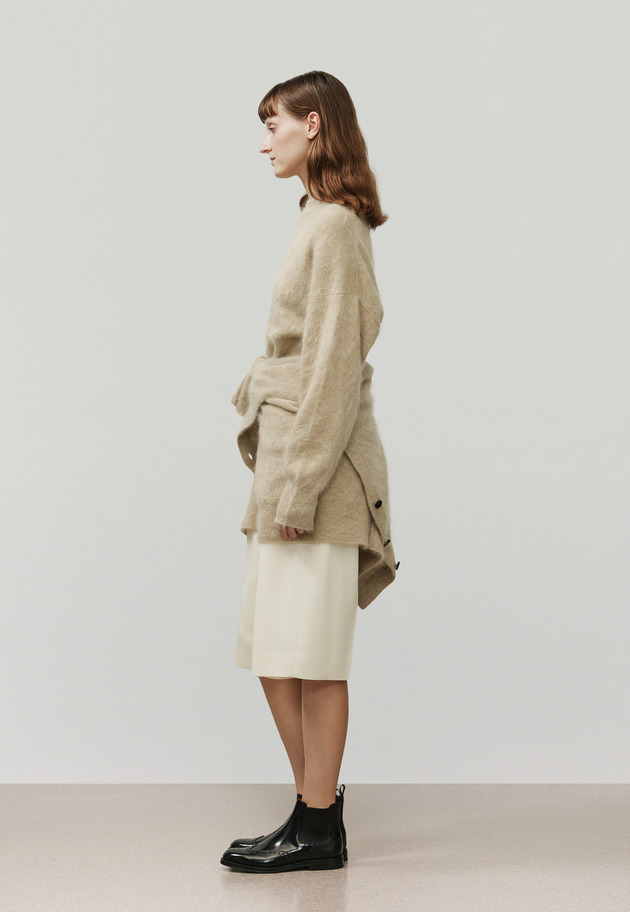 CASHMERE FUR CARDIGAN / カシミヤファーカーディガン 詳細画像 Beige 8