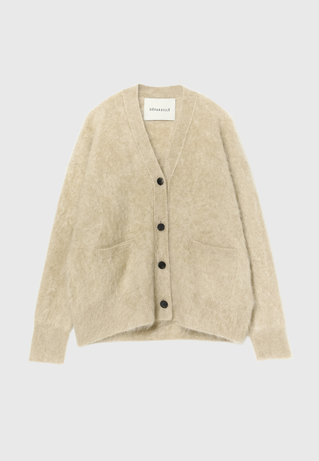 CASHMERE FUR CARDIGAN / カシミヤファーカーディガン 詳細画像 Beige 1