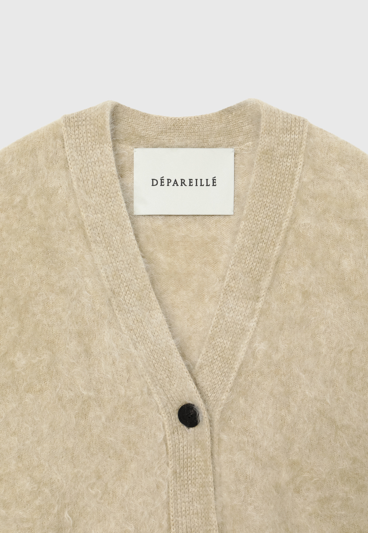 CASHMERE FUR CARDIGAN / カシミヤファーカーディガン 詳細画像 Beige 3
