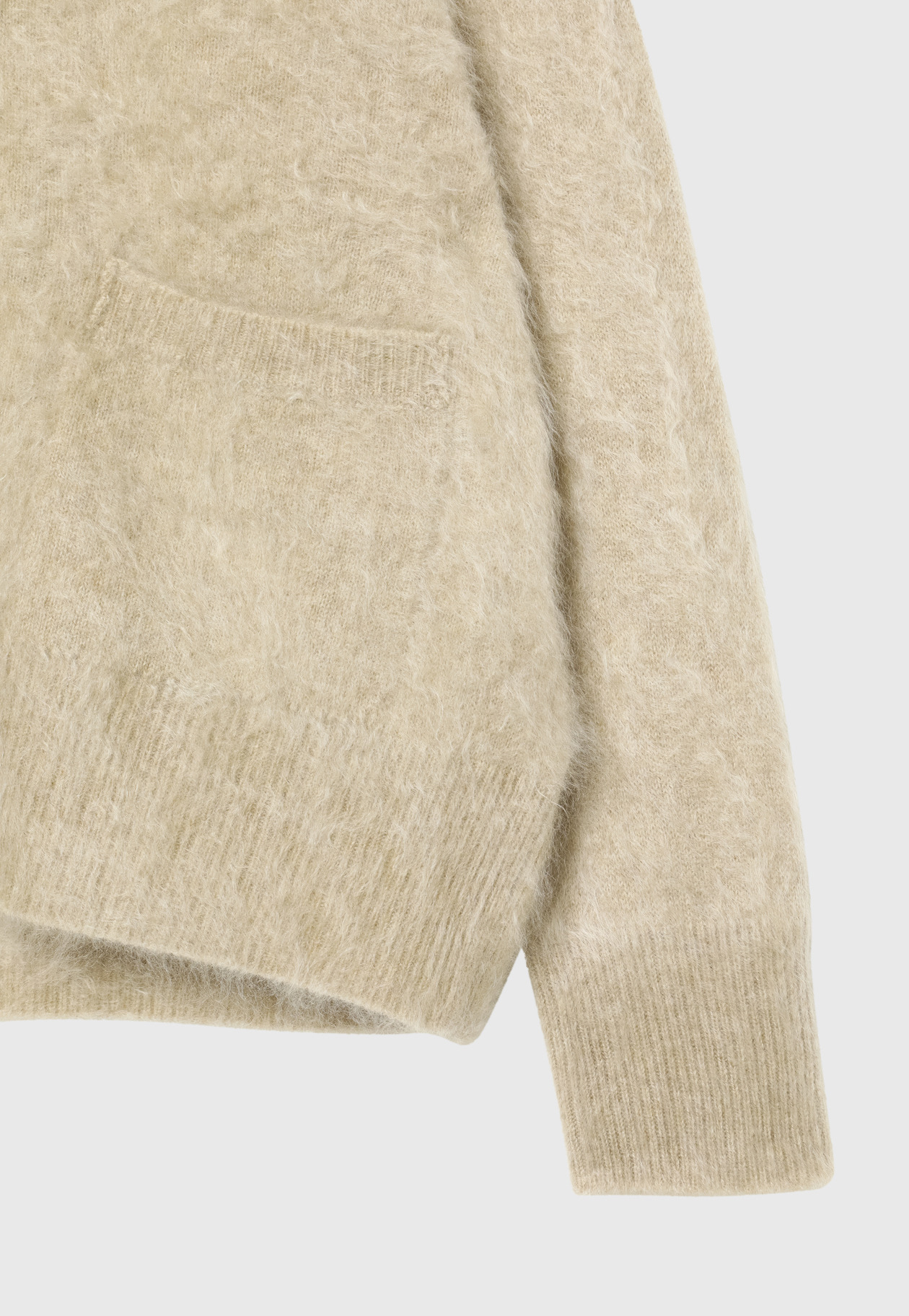 CASHMERE FUR CARDIGAN / カシミヤファーカーディガン 詳細画像 Beige 4