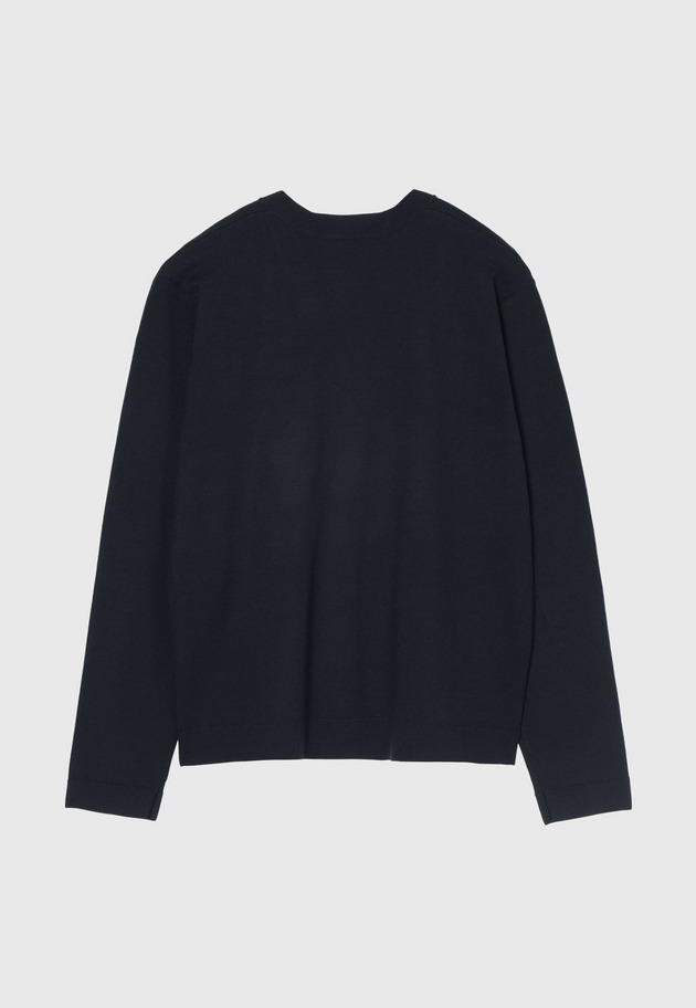 WASHABLE LOGO CARDIGAN / ウォッシャブルロゴカーディガン 詳細画像 Navy 2