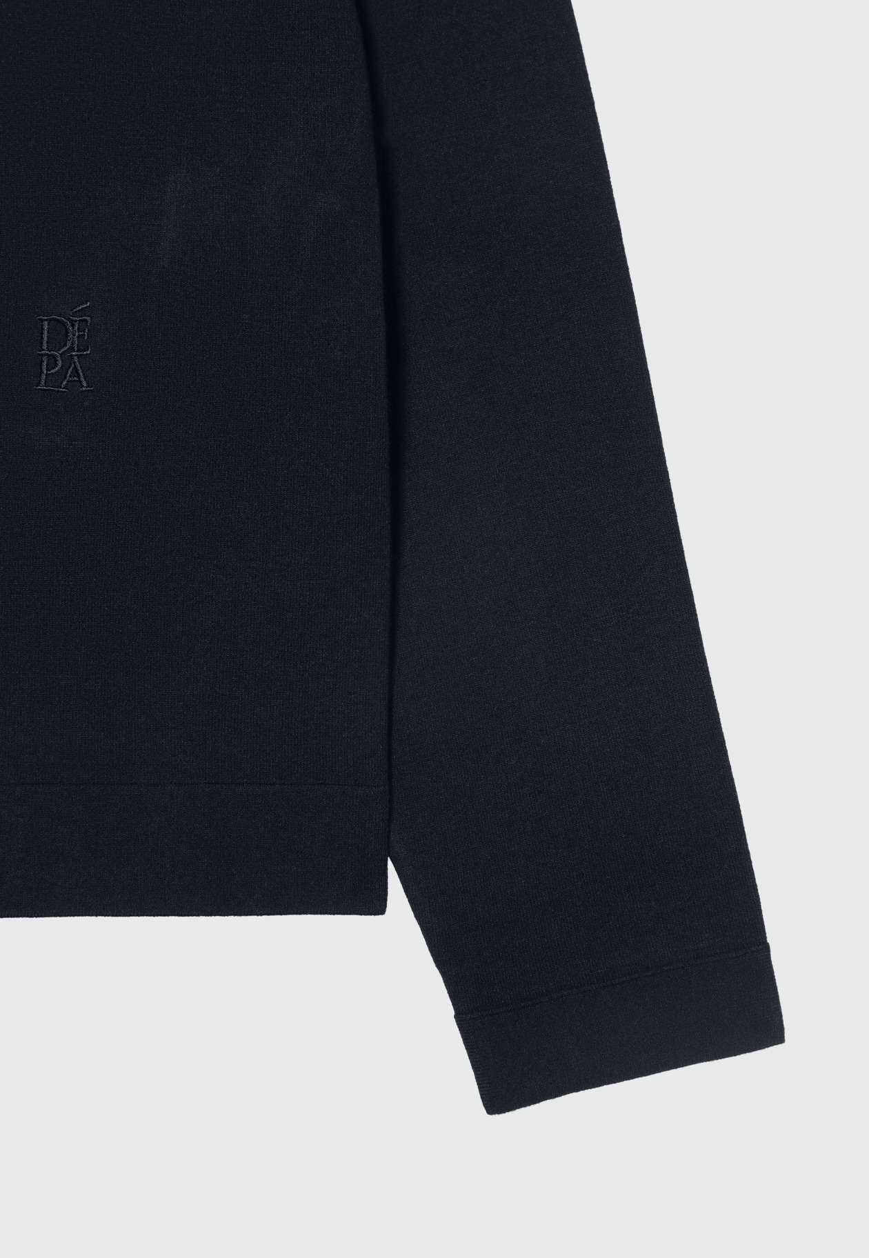 WASHABLE LOGO CARDIGAN / ウォッシャブルロゴカーディガン 詳細画像 Navy 4