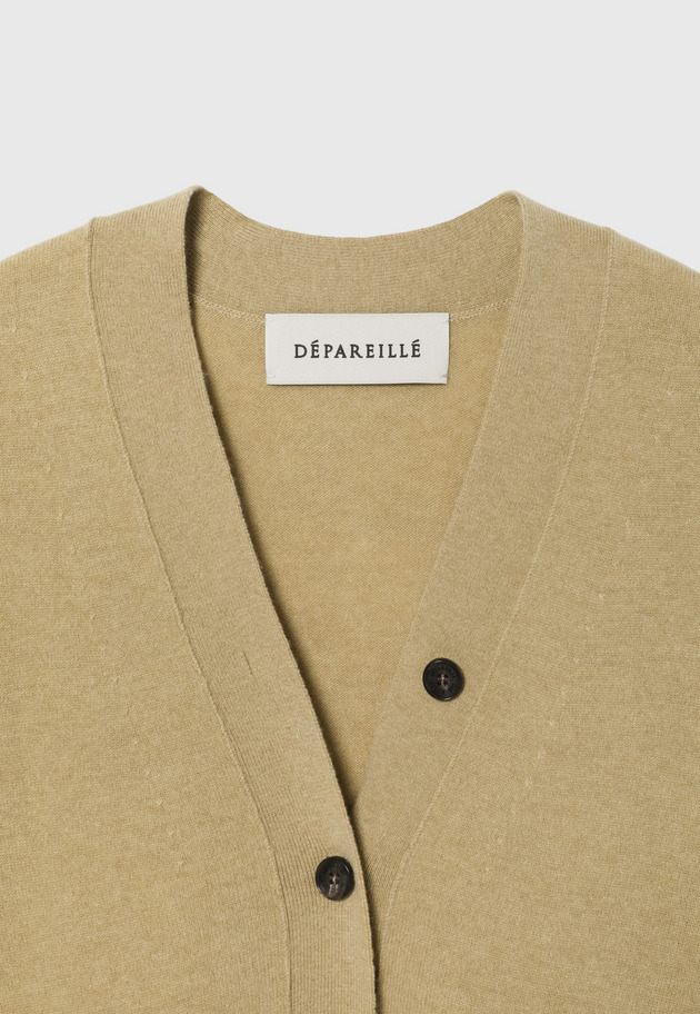WOOLEN YARN CARDIGAN / ウールンヤーンカーディガン 詳細画像 Beige 7