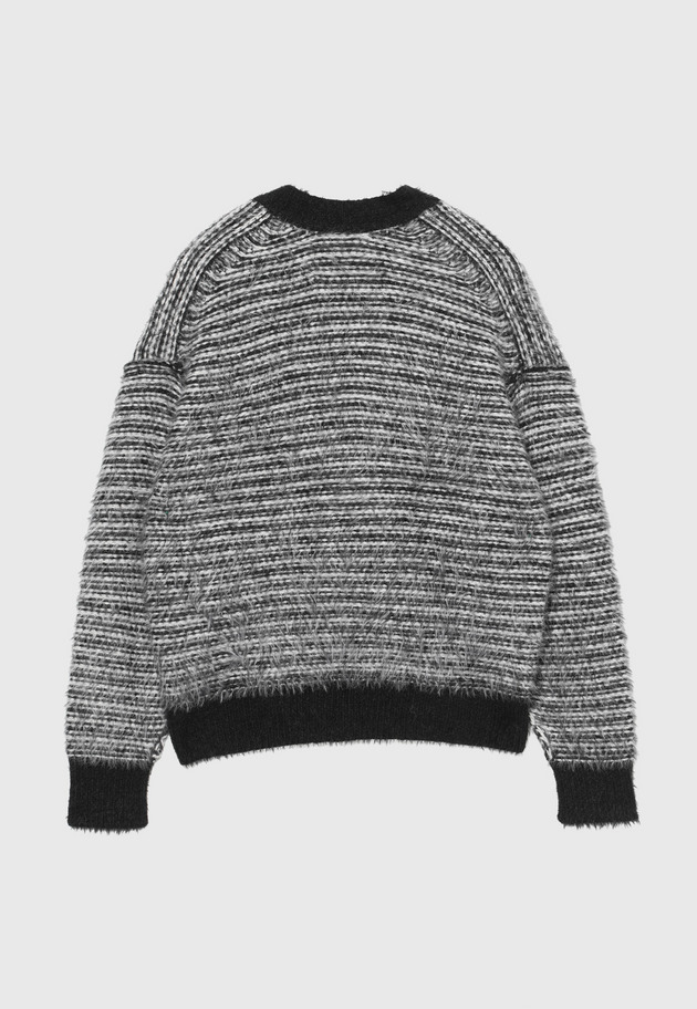 LOW GAUGE CORSAGE CARDIGAN / ローゲージコサージュカーディガン 詳細画像 Black 3